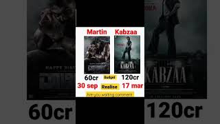 Kabzaa Vs Martin movie comparison | #kabzaa #martin #movie #viral #shorts