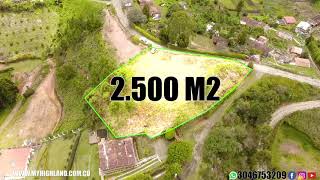 (VENDIDO) LOTE EN GUARNE (VEREDA BELLAVISTA) 2.500 M2