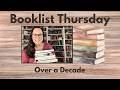 Booklist Thursday - Books Over 10 Years Old