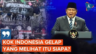 Saat Prabowo Pertanyakan Narasi \