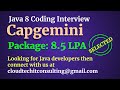 Capgemini Interview | Java 8 Coding Interview Question Answers