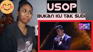 USOP - BUKAN KU TAK SUDI - BIG STAGE 2020 - MINGGU 4 FULL PERFORMANCE | Reaction