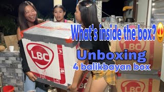 Unboxing Four Balikbayan Box From USA //LBC EXPRESS