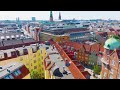 denmarkを飛行する（4k uhd） 美しい自然ビデオと一緒にリラックスした音楽 4kビデオhd