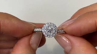 D Flawless Diamond Ring at 1.05 carat by Kat Florence. KFD129B