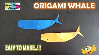 Origami Whale - Easy Origami Instructions