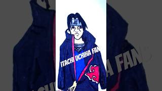 unleashing the power of ITACHI UCHIHA🔥🎨watch this epic drawing#shorts