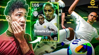 ROBERTO CARLOS 105 epico FIZ melhor FICHA e GAMEPLAY no eFootball