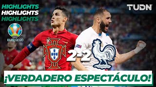 Highlights | Portugal 2-2 Francia | UEFA Euro 2020 | Grupo F-J3 | TUDN