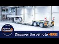 MAX Trailer - MAX510 lowbed trailer with pendular axles and extendable by 5500mm