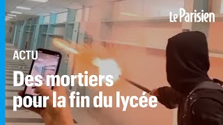 Élèves cagoulés, mortiers, fumigènes… ce lycée pris d’assaut pour fêter la fin d'année scolaire