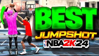 NEW UNLIMITED GREENS JUMPSHOT! MAKE 99.9% OF YOUR SHOTS! BEST JUMPSHOT NBA 2K24