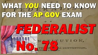 Document 8: Federalist No. 78 AP GoPo
