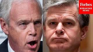 'Why Won't You Answer?': Ron Johnson Grills FBI's Christopher Wray Over Michael Sussmann Indictment