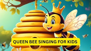 Queen Bee Singing Song for kids| Nursery rhymes for kids| viral kids song| #shortsforkids #trending