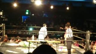 【DDT】2017/08/05男色ディーノ\u0026スーパーササダンゴマシンVS樋口和貞\u0026赤井沙希【ビアガーデンプロレス】