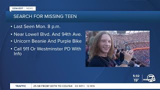 Westminster police searching for missing boy, 14, last seen Monday evening