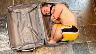 Man Sneaks On Plane In a Suitcase Prank | Ross Smith