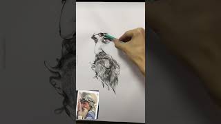 0805241 How to draw face without loomis method  #drawingpencil   #realisticportrait #art