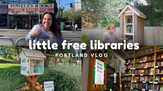 Little Free Libraries & Powell's 📖🌷🏙  *Portland book day, book haul, book recs, summer reads*