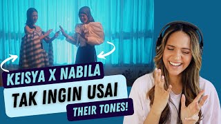 Download Keisya Levronka, Nabila Razali - Tak Ingin Usai (Duet Version) (Official Lyric Video) | REACTION!! mp3