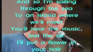 Jason Mraz ft. Colbie Caillat-Lucky (pictures with lyrics)
