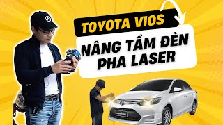 Độ đèn Toyota Vios 2016 Nâng tầm với Đèn pha Laser – Thay đổi hoàn toàn những chuyến đi xa của bạn