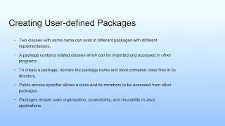Creating User-defined Packages | Lecture 19: Demonstration-VIII