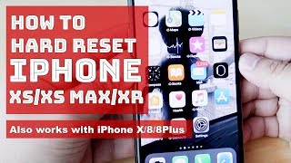 iPhone XS Max, XS or XR: How to Force Turn Off (Fix Frozen Screen)