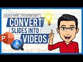 CONVERT SLIDE PRESENTATIONS TO VIDEO | Techy Teacher Tips