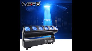 V-Show B0640Z 6 * 40W RGBW 4in1 LED Wash Bar Lights 6*40W RGBW Zoom Moving Bar Zoom Lighting Dj Bar