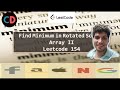 Find Minimum in Rotated Sorted Array II | Leetcode 154 | Live coding session 🔥🔥| Binary search  Algo