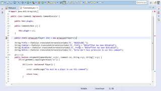 Staff Chat Spigot Plugin Speed Coding [Simple Coding]