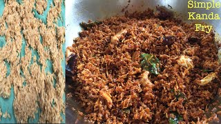 Kanda Fry//Simple kanda Fry recipe// Special fry for Functions// Restaurant style Veg Fry