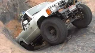 Paramedic in Mickey's Hot tub getting crazy Toyota 4x4 Moab Utah