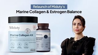 Relaunch of Miduty's Marine Collagen \u0026 Estrogen Balance #relaunch #miduty #palakmidha