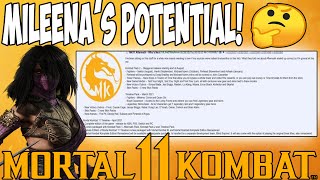 Mortal Kombat 11 - MILEENA'S POTENTIAL IN KOMBAT PACK 2! (Timeline Pack Leak)