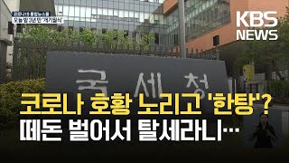 “코로나 특수로 번 돈 빼돌려 부동산·가상화폐 사들여” / KBS 2021.05.26.