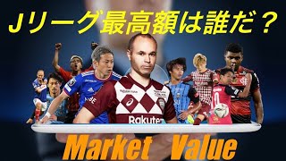 2021 最新版 Jリーグ市場価値ランキングTOP20