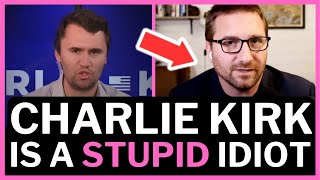 MAGA Moron Charlie Kirk Gets CALLED OUT by John Iadarola!