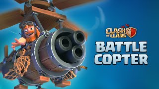 Get To The Battle Copter! New Builder Base Hero Machine! Clash of Clans