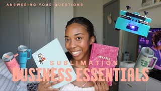 Essentials in my sublimation business | small business essentials