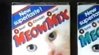 Meow Mix Commercial Dancing And Singing Cat 1992 Videos Books - 