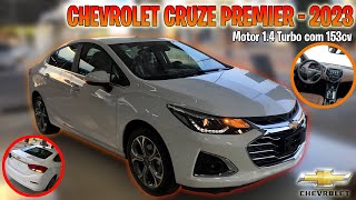 CHEVROLET CRUZE PREMIER 2023 1.4 TURBO COM 153 CV - VERSÃO TOP DE LINHA EM DETALHES!