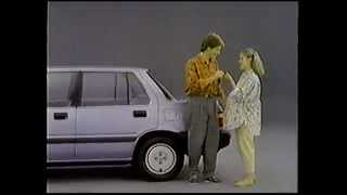 1986 Honda Civic 4-Door Sedan Commercial