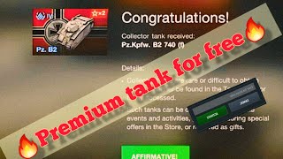 Wot Blitz| 🔥Premium tank for free🔥 Bonus code