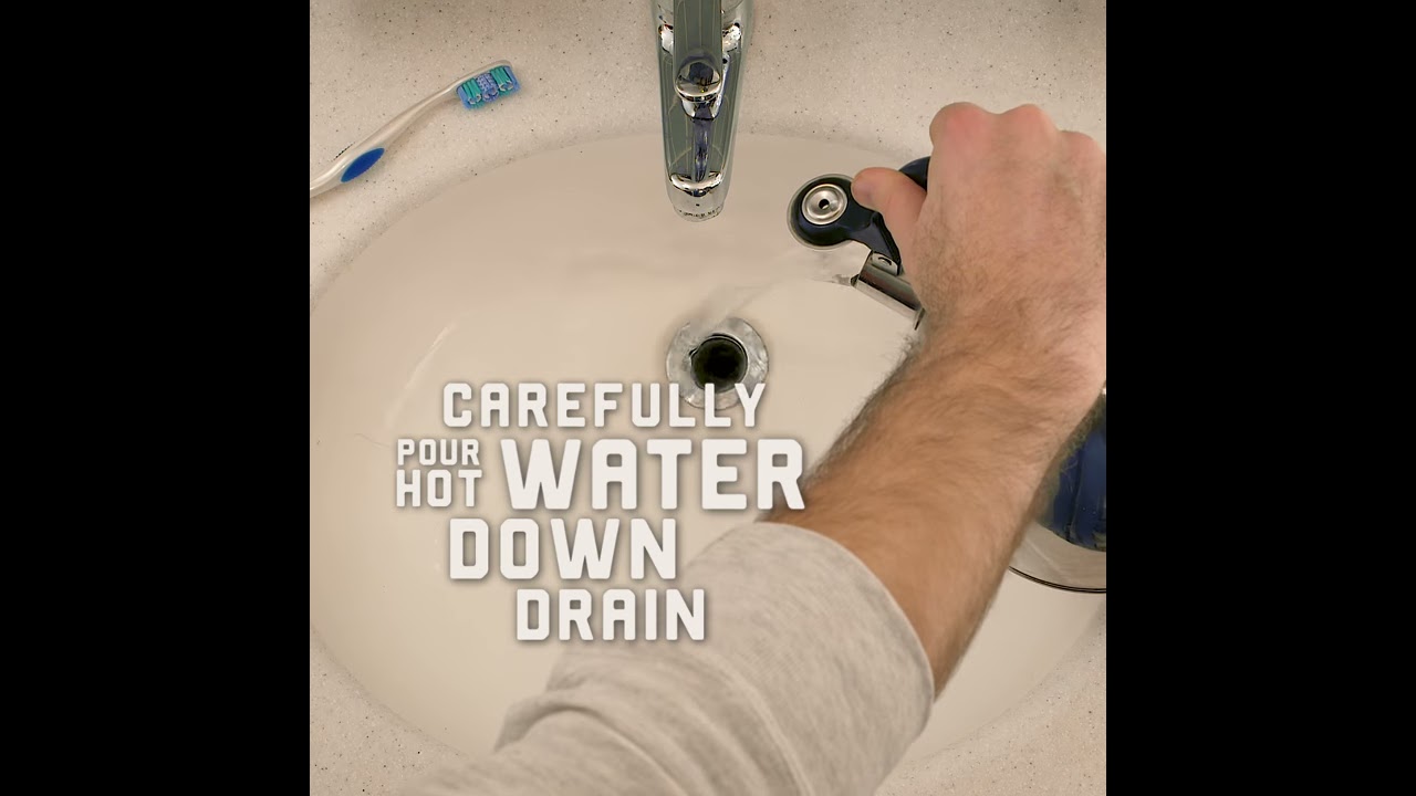 How To Unclog A Drain Without Harsh Chemicals | Roto-Rooter - YouTube