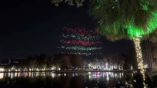 crazy freak accident lake eola drone show READ DISCRIPTION