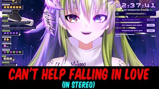 Zephy sings Can't Help Falling In Love in stereo