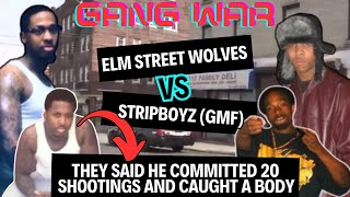 Yonkers Gang War -  Manny Fresh \u0026 The Elm Street Wolves vs The Stripboyz (GMF)